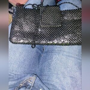 Black small clutch bag